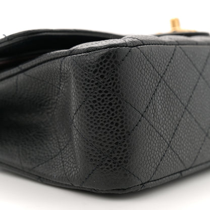 Chanel Caviar Quilted Medium Double Flap Black 9 of 11