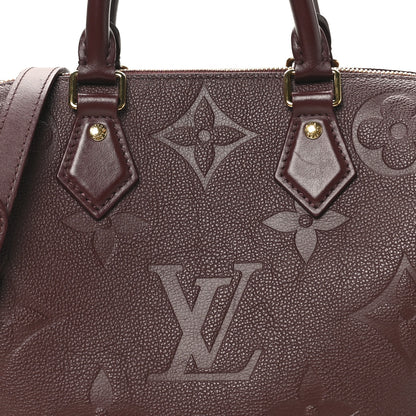 Louis Vuitton Empreinte Monogram Giant Speedy Bandouliere 25 Wine 7 of 9