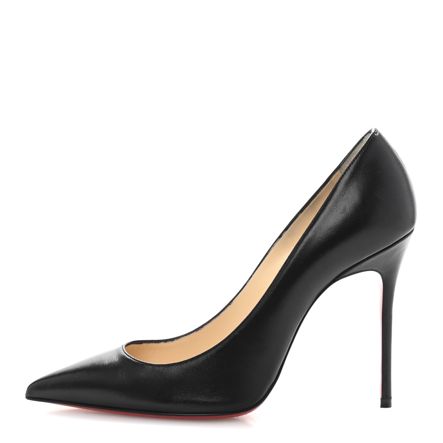 Christian Louboutin Shiny Nappa Decollete 554 100 Pumps 37.5 Black 1 of 9