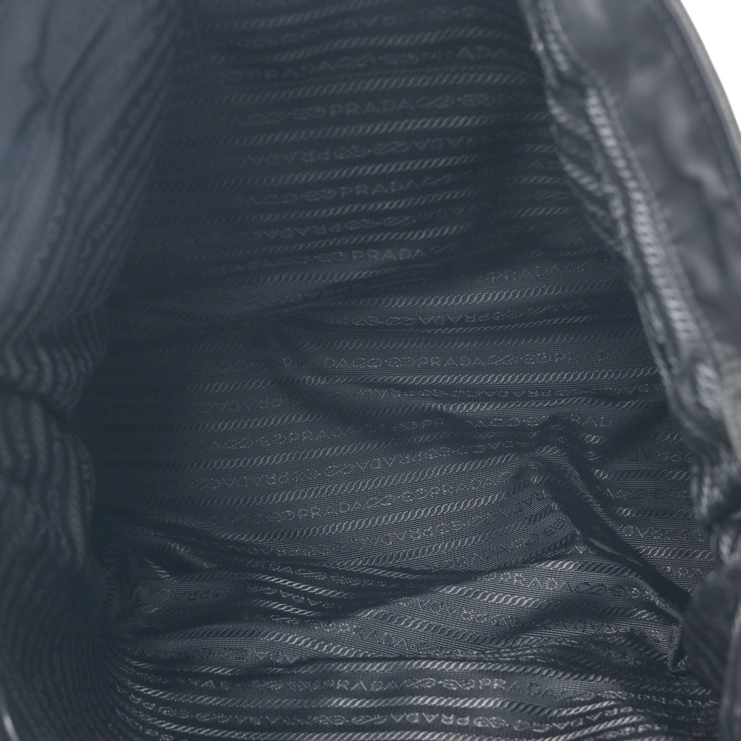 Tessuto Nylon Saffiano Tote Black