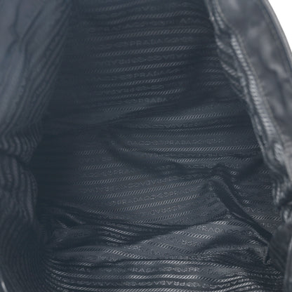 Prada Tessuto Nylon Saffiano Tote Black 5 of 11