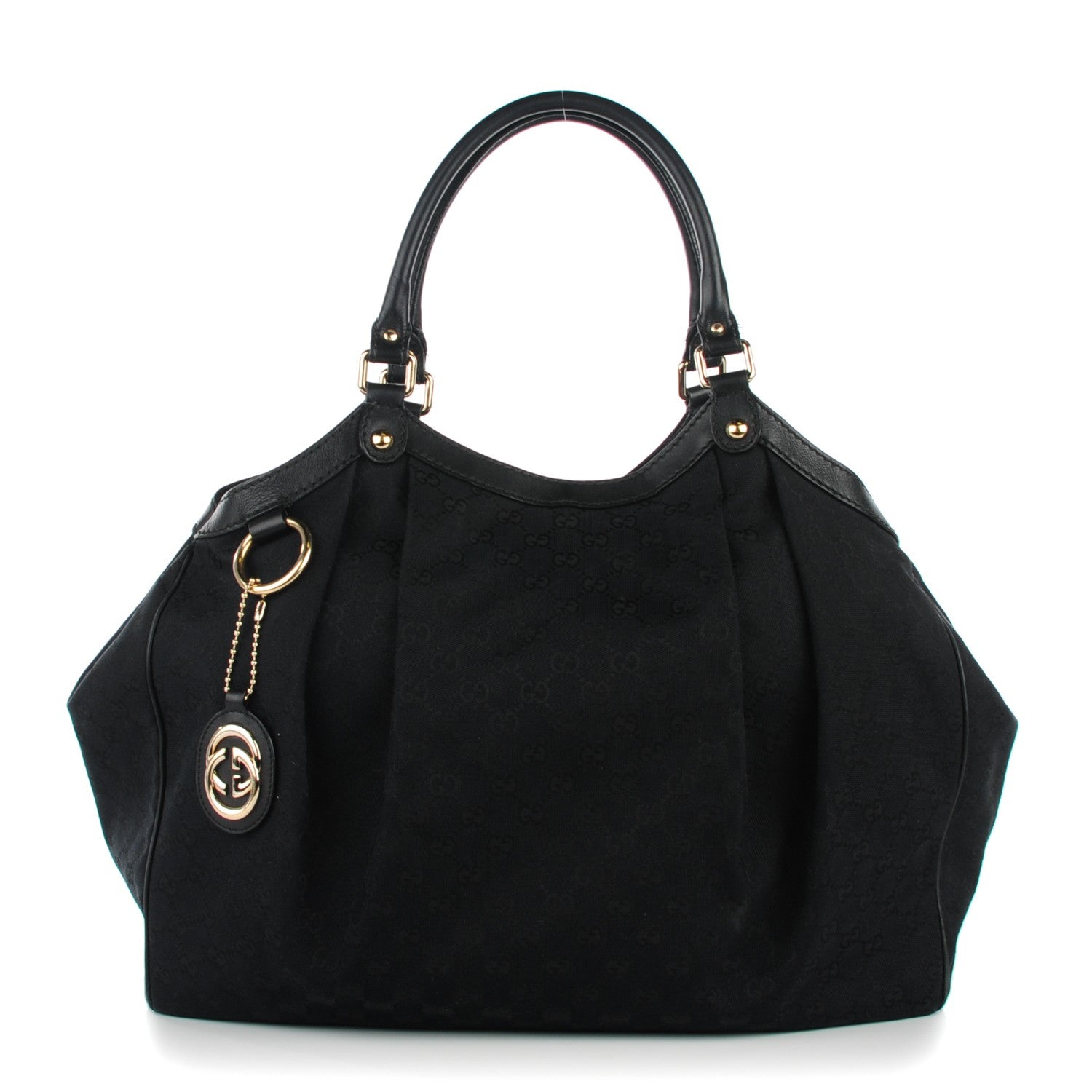 Gucci Monogram Large Sukey Tote Black 1 of 7