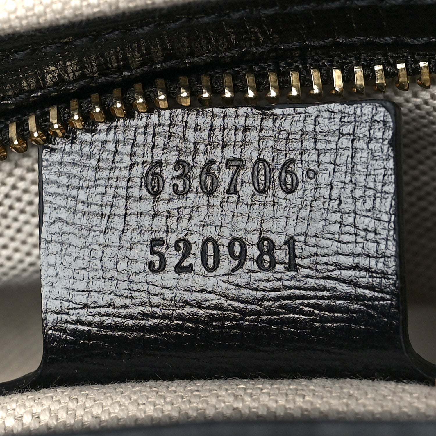 Gucci Azalea Calfskin GG Monogram Bi-Color Debossed Small Jackie 1961 Hobo Mystic White Black 7 of 9