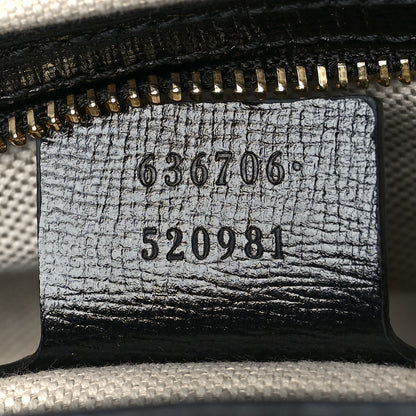 Gucci Azalea Calfskin GG Monogram Bi-Color Debossed Small Jackie 1961 Hobo Mystic White Black 7 of 9