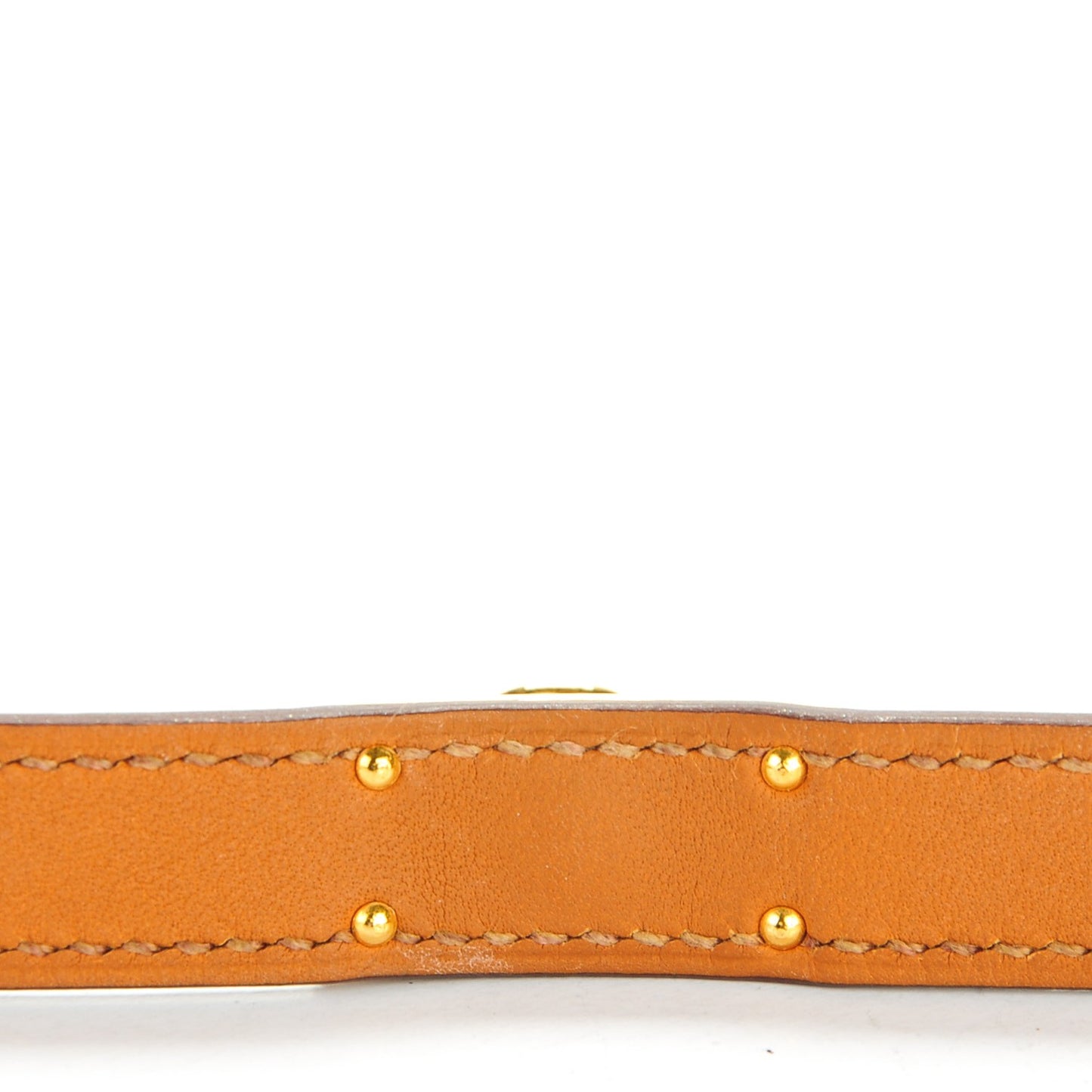 Natural Barenia Kelly Double Tour Bracelet Medium