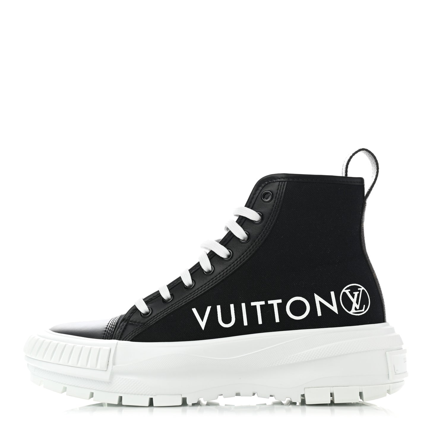 Canvas LV Squad Sneaker Boots 38 Black