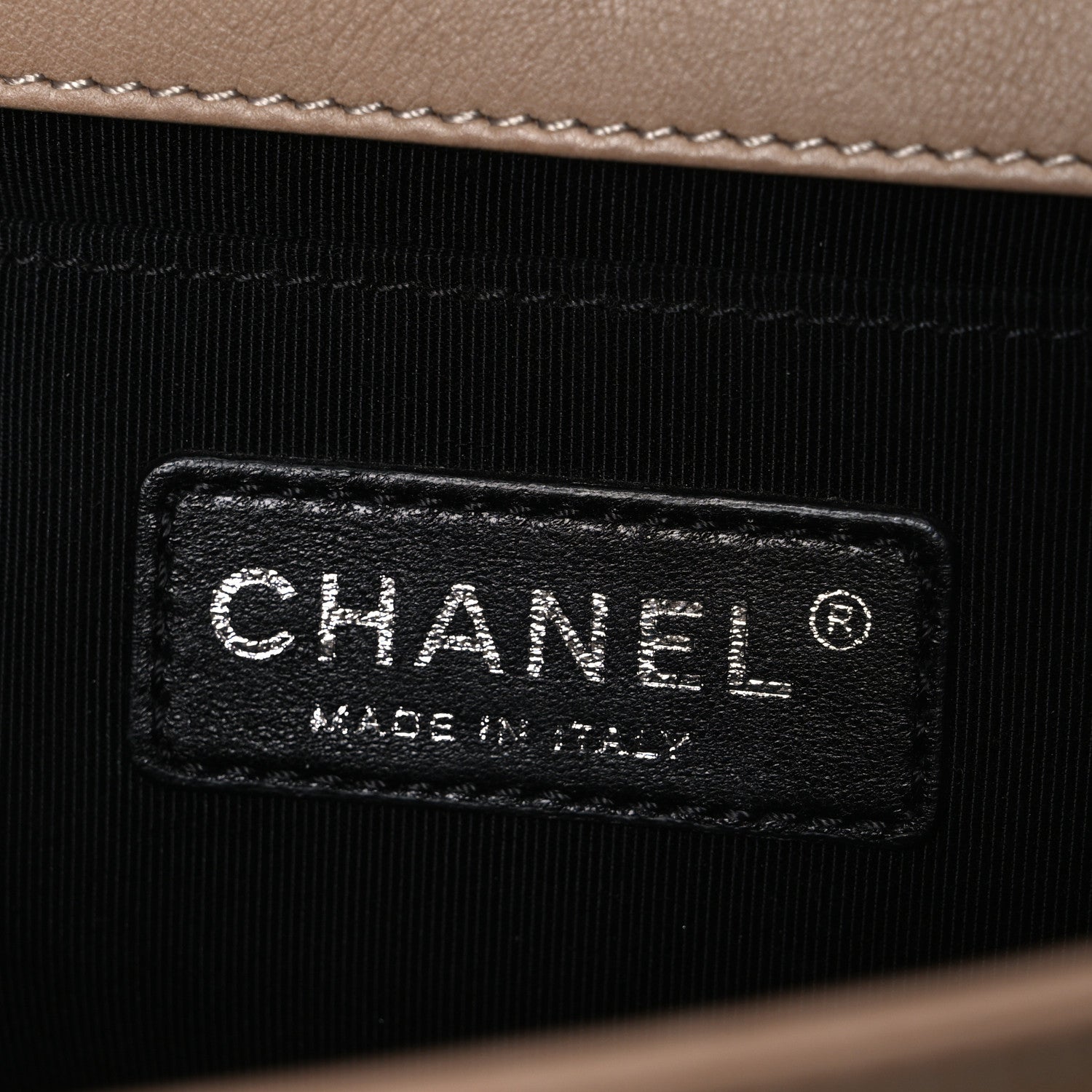 Chanel Lambskin Quilted Medium Boy Flap Beige 6 of 11