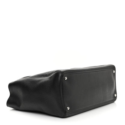 Chanel Calfskin Cerf Executive Shopper Tote Black 4 of 13