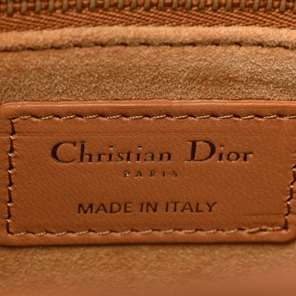Christian Dior Lambskin Cannage Medium Lady Dior Amber 6 of 8