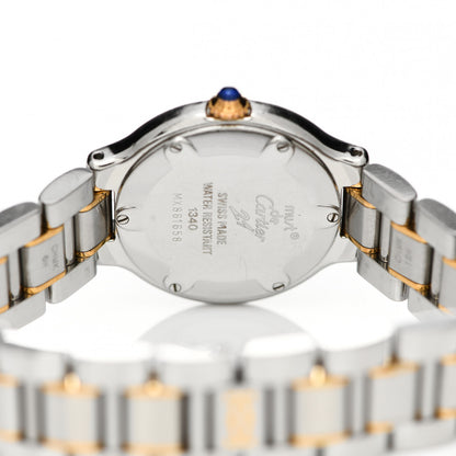 Cartier Stainless Steel 18K Yellow Gold 28mm Must De 21 Quartz Watch 4 of 5