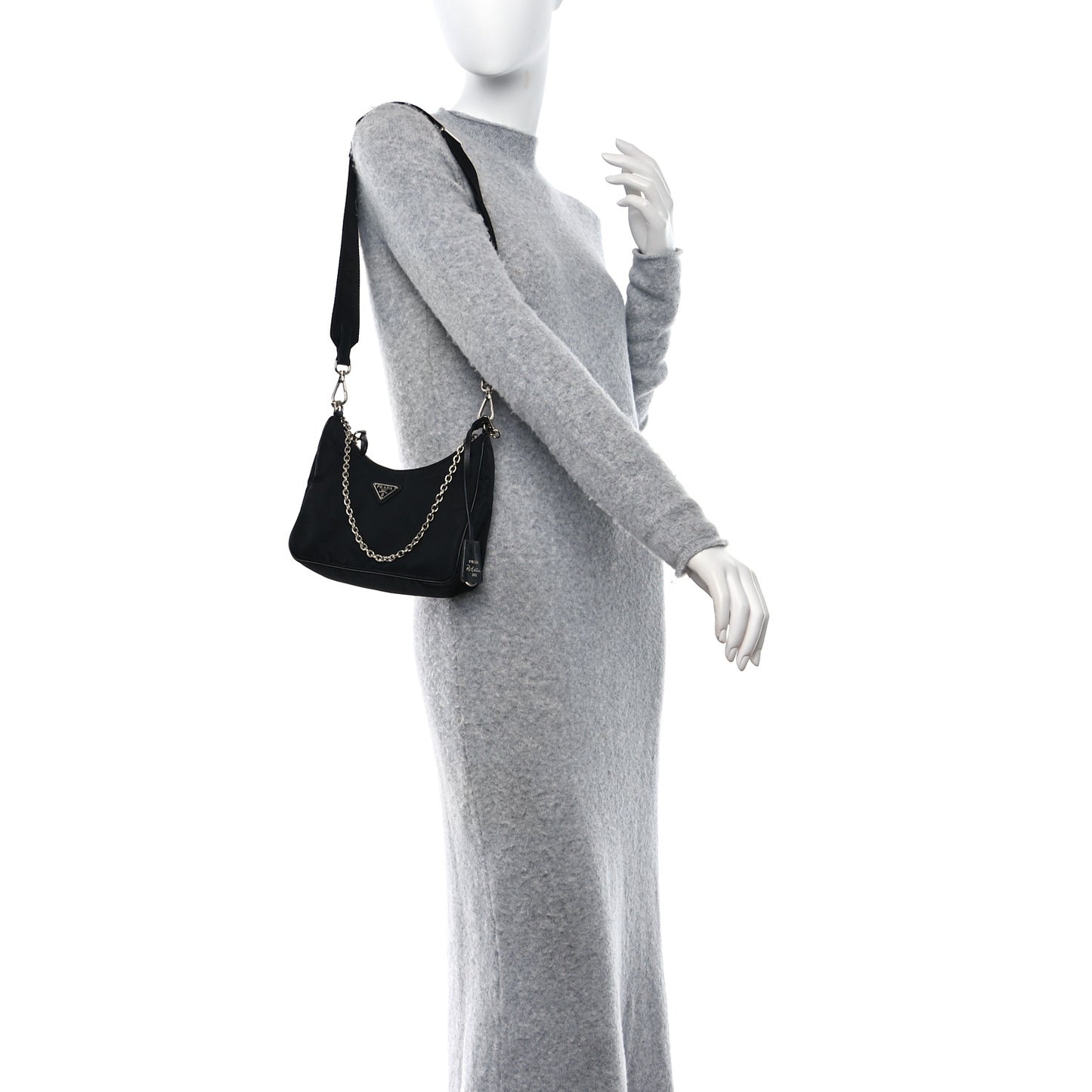 Nylon Re-Edition 2005 Shoulder Bag Black