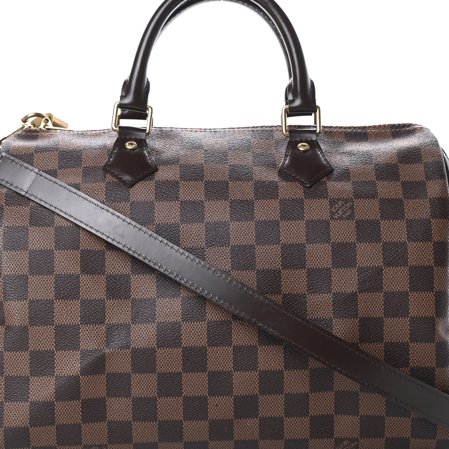 Louis Vuitton Damier Ebene Speedy Bandouliere 30 9 of 20