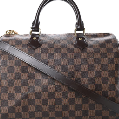 Louis Vuitton Damier Ebene Speedy Bandouliere 30 9 of 20