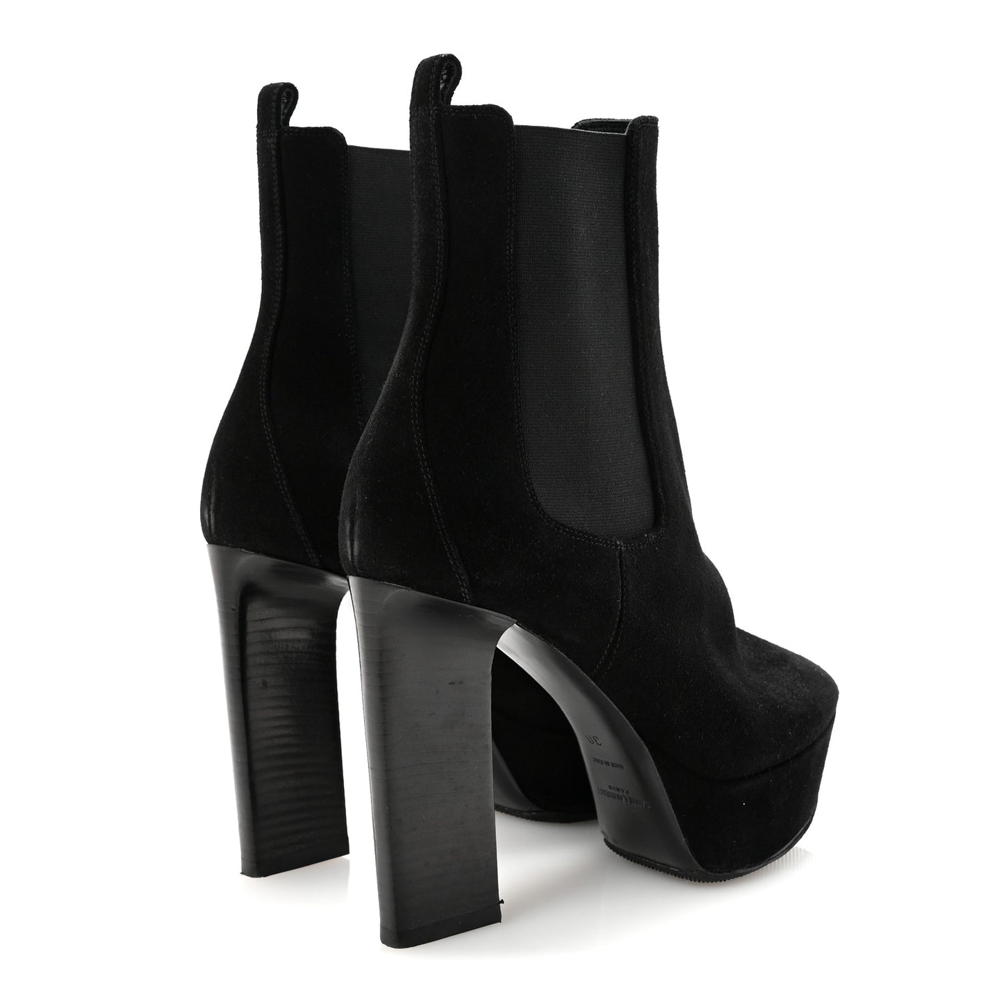 Suede Vika 95 Chelsea Boot 38 Black
