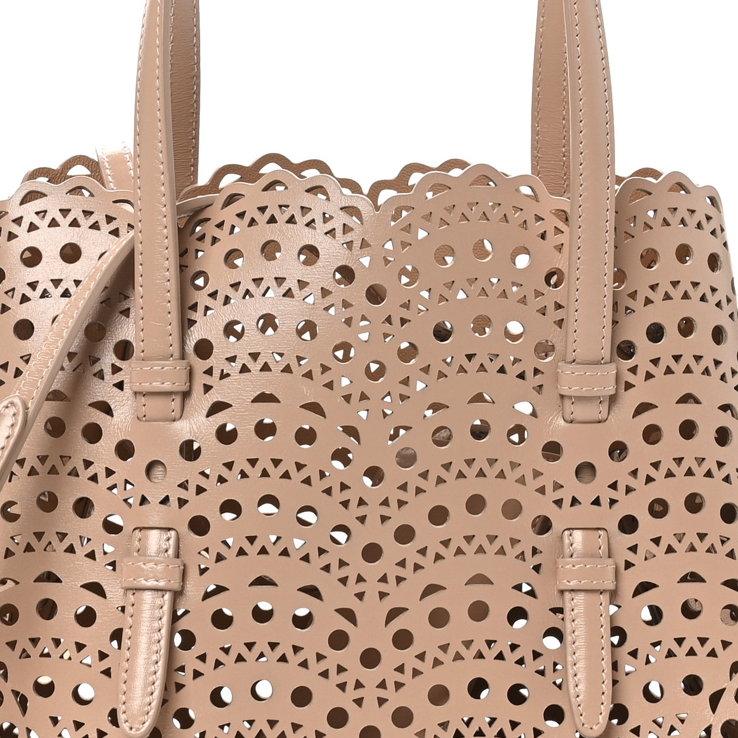 Calfskin Vienne Wave Mina 25 Bag  Sable