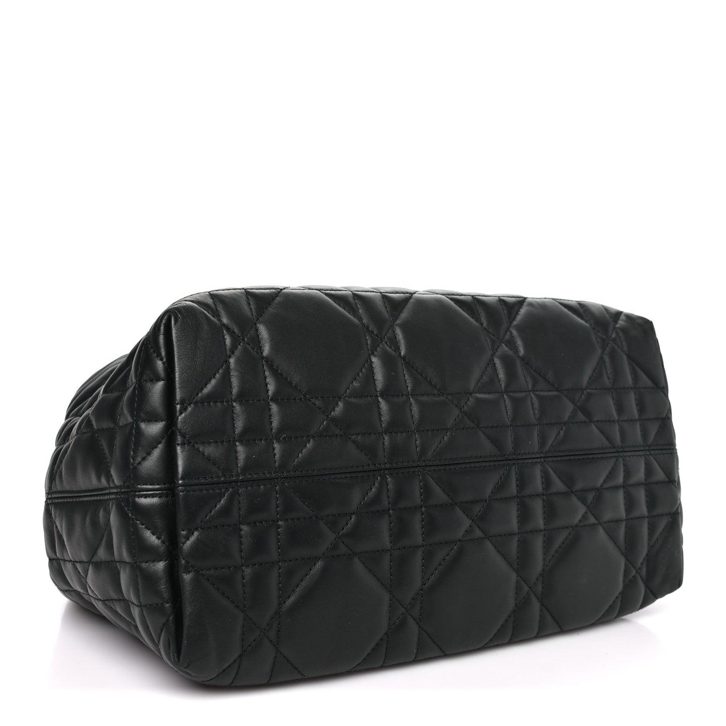 Calfskin Macrocannage Medium Toujours Black