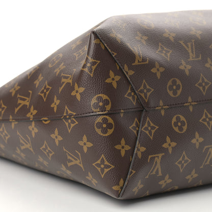 Louis Vuitton Monogram Flower Hobo Black 9 of 12