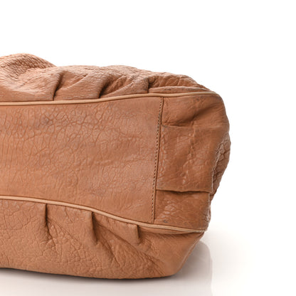 Fendi Crinkled Lambskin Mia Tote Camel 9 of 10