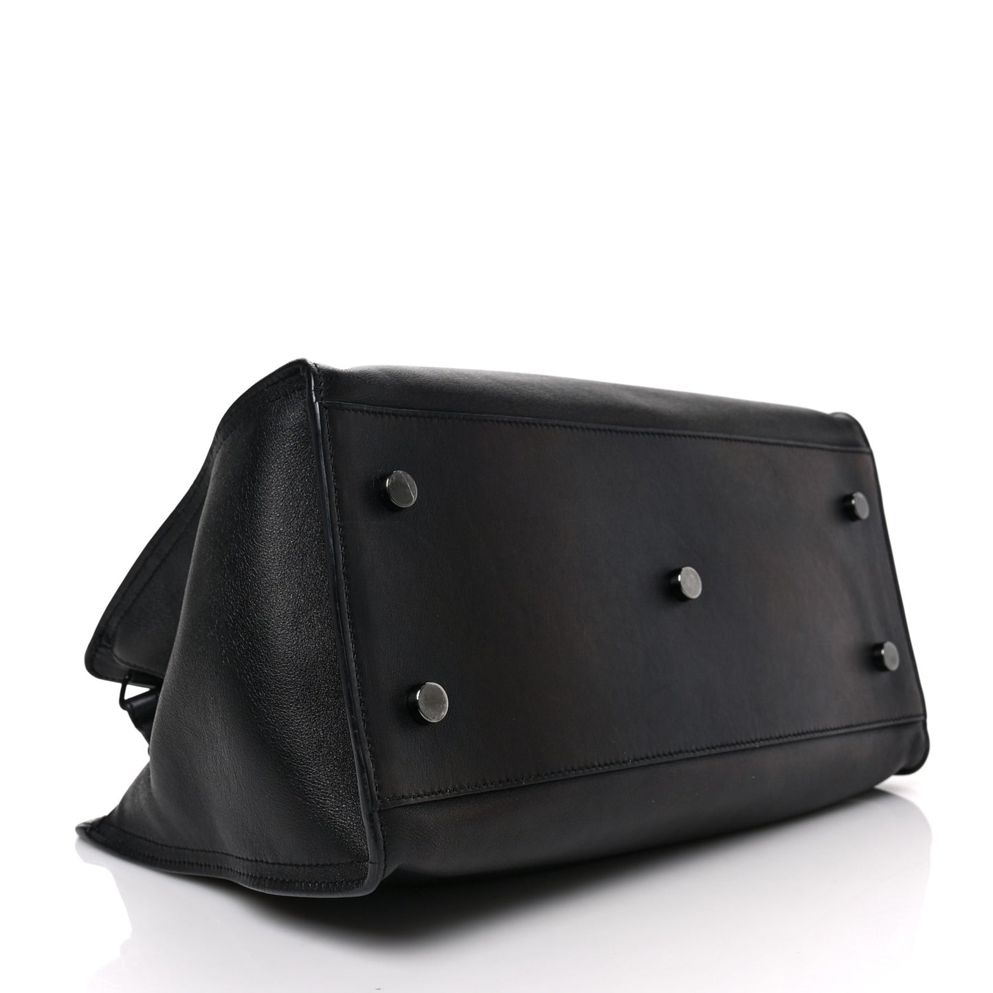 Smooth Calfskin Small Monogram Cabas Black