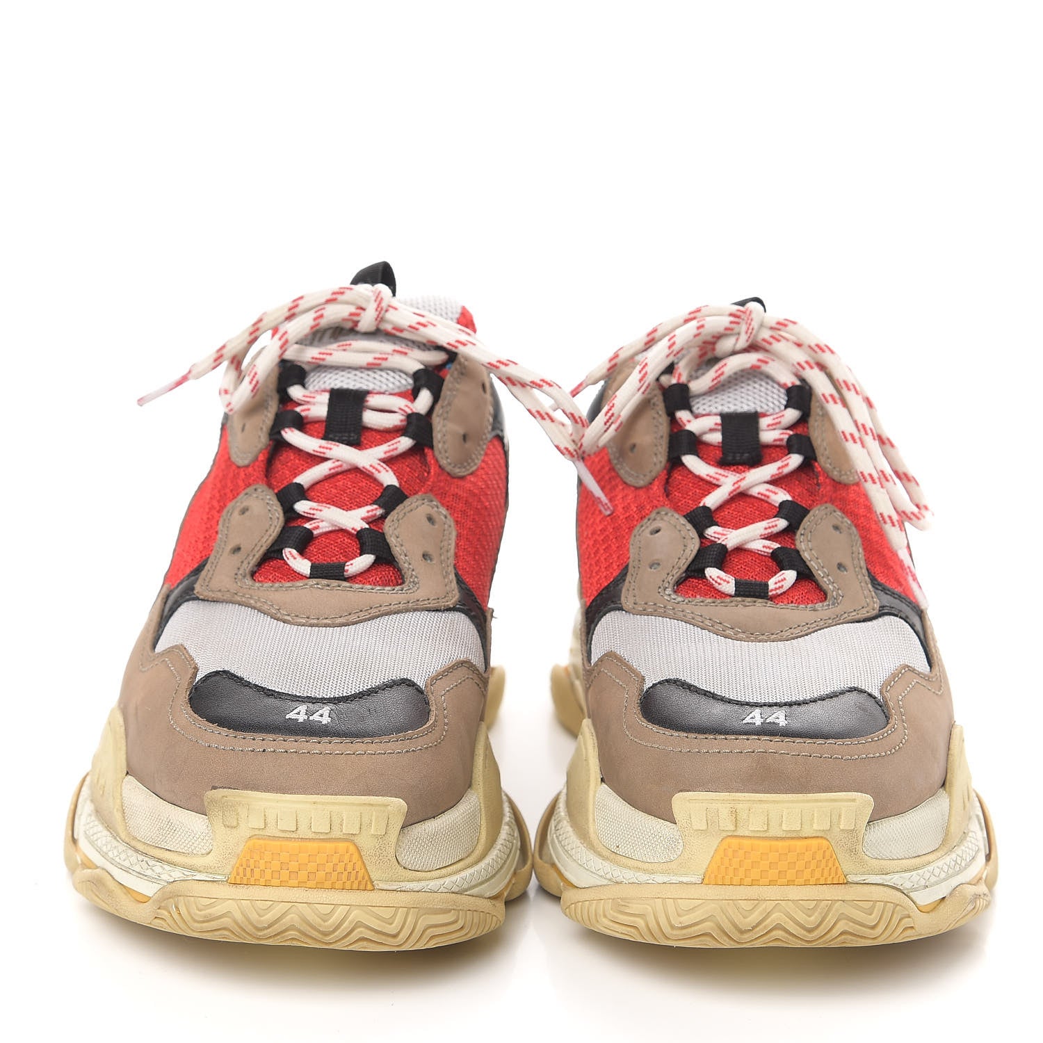 Balenciaga Mesh Nubuck Mens Triple S Sneakers 44 Bleu Gris Rouge 2 of 10