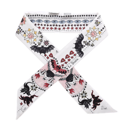 Christian Dior Silk Le Diable Mitzah Scarf 1 of 4