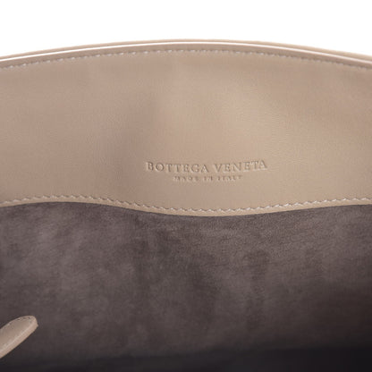 Bottega Veneta Nappa Intrecciato Rialto Shoulder Bag Mink 6 of 8