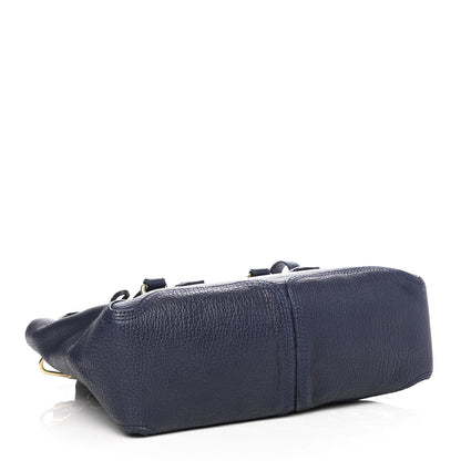 3.1 Phillip Lim Textured Calfskin Medium Pashli Satchel Ink 3 of 4