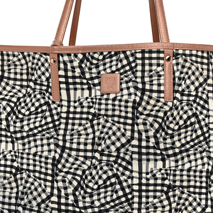 MCM Metallic Visetos Medium Reversible Shopper Tote Champagne Gold 12 of 18