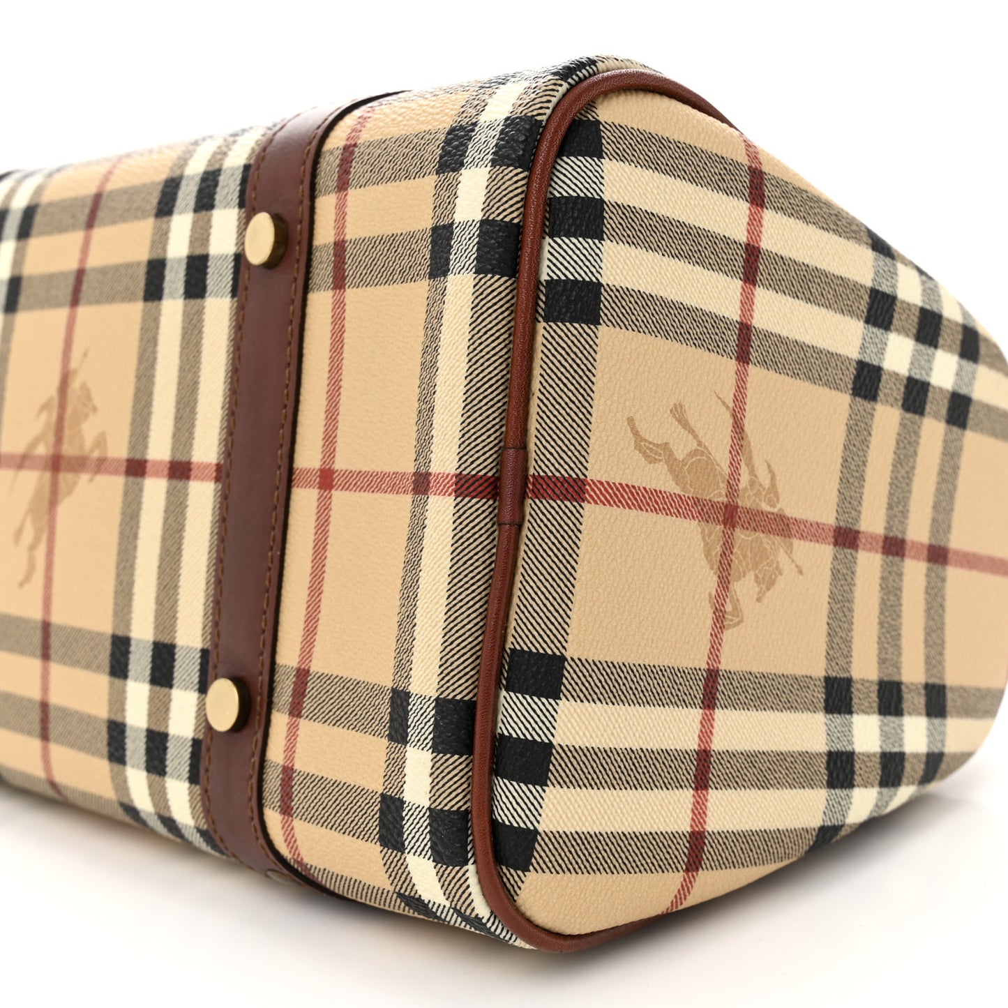 Haymarket Check Studded Bowler Brown