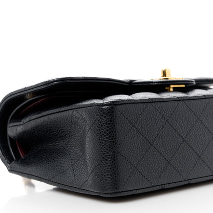 Chanel Caviar Quilted Small Double Flap Black 10 of 12