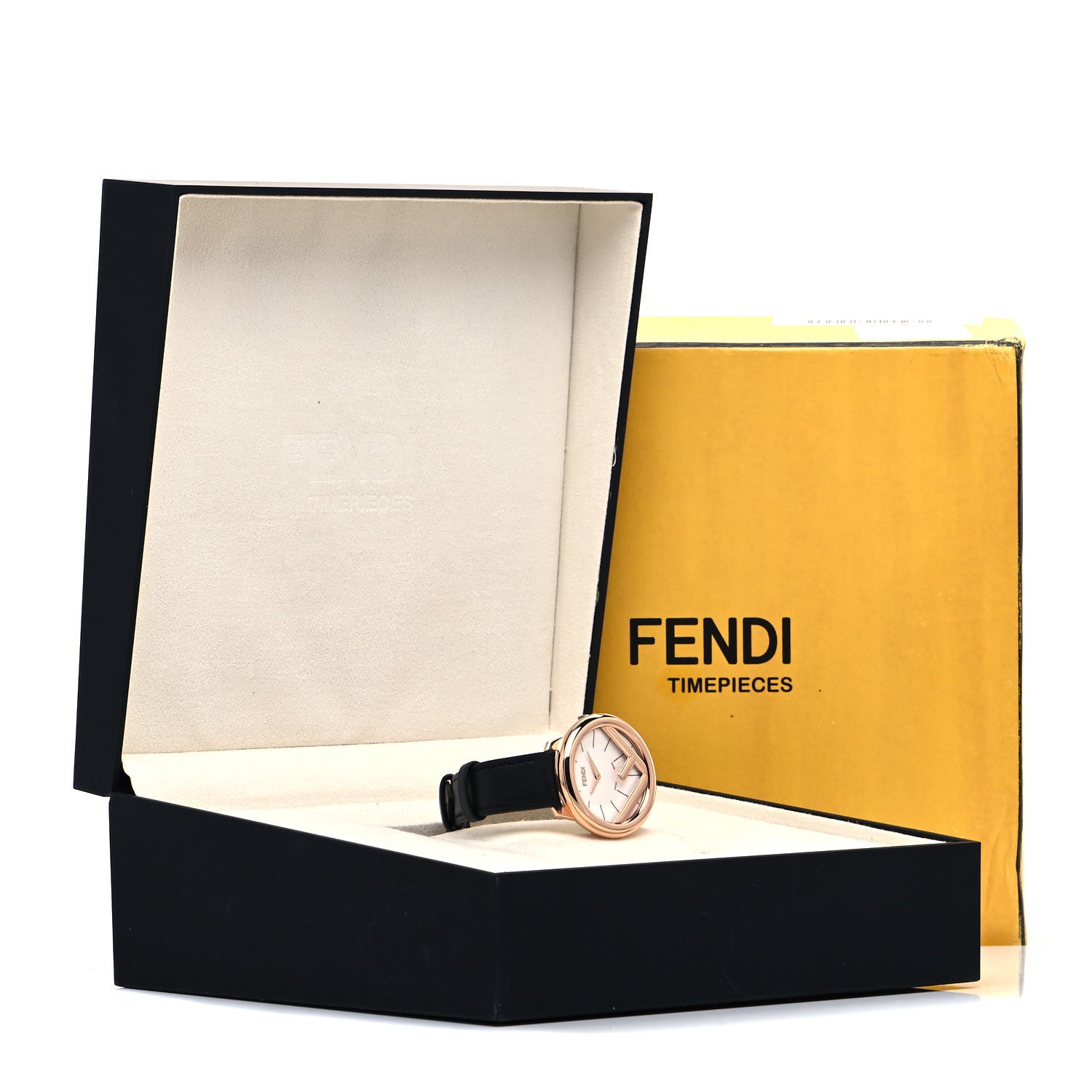 Fendi Stainless Steel Calfskin 36mm Run Away Quartz Watch 5 of 5