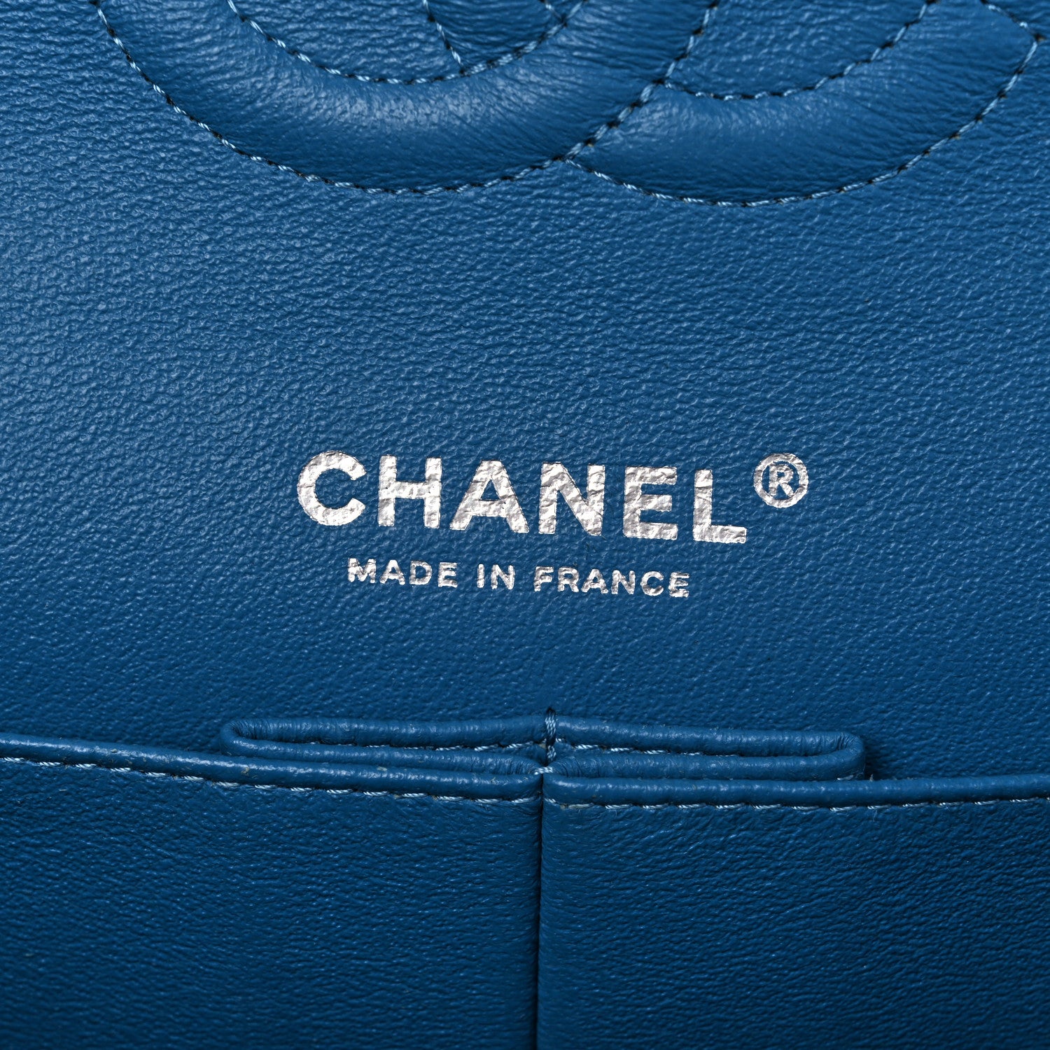 Chanel Iridescent Caviar Quilted Medium Double Flap Turquoise 6 of 18