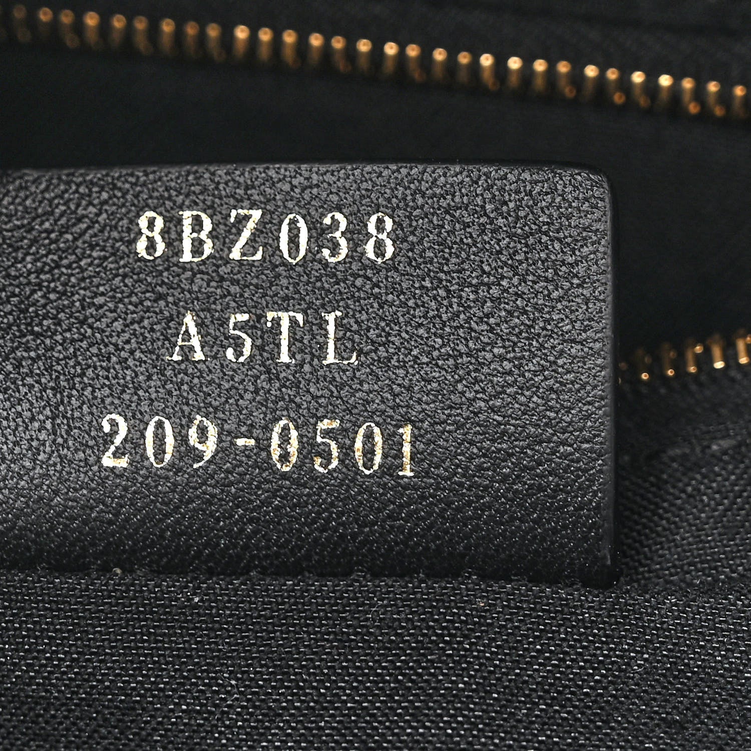 Fendi Vitello Bi-Color FF 1974 Embossed Mini Backpack Maya Black 7 of 10