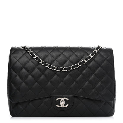 Chanel Caviar Quilted Maxi Double Flap Black 1 of 14