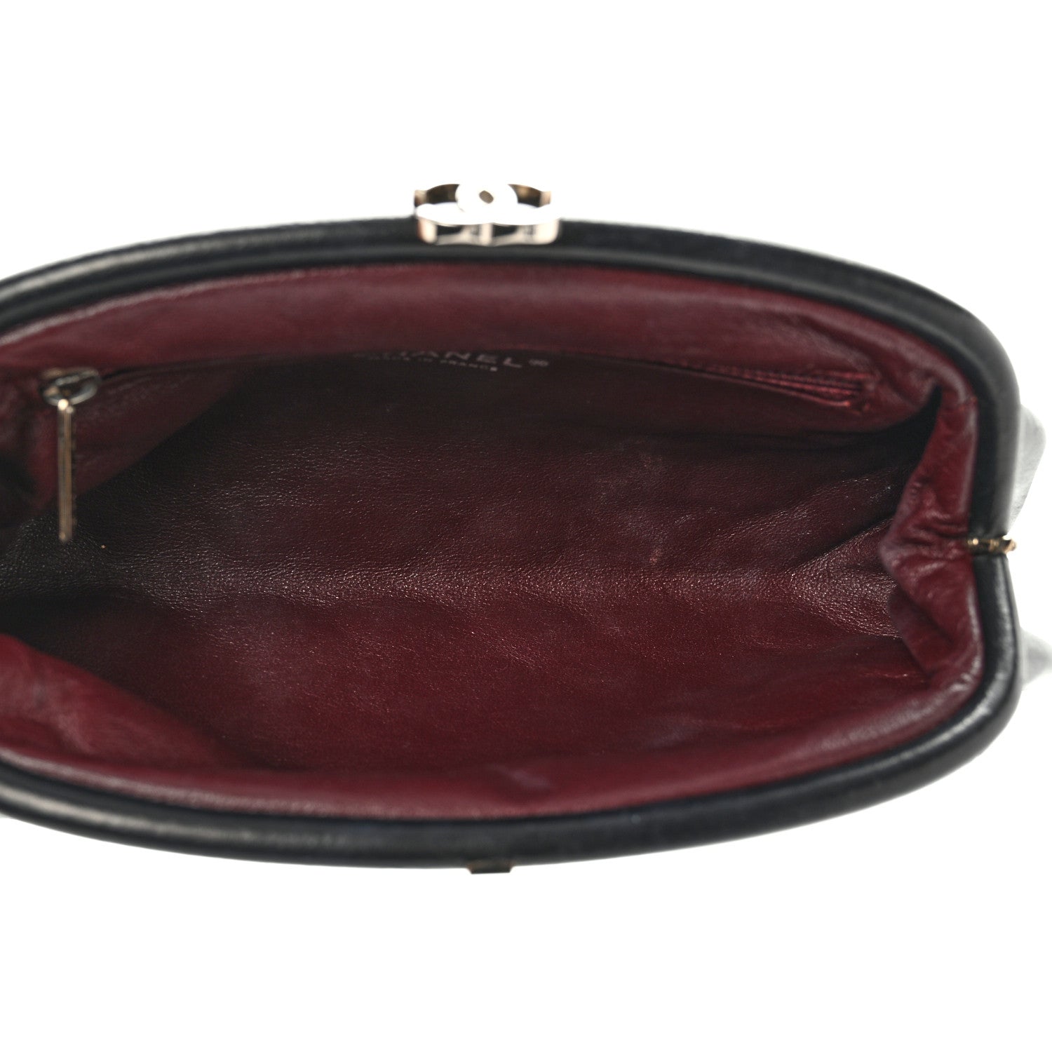 Chanel Lambskin Quilted Timeless Clutch Black 4 of 11