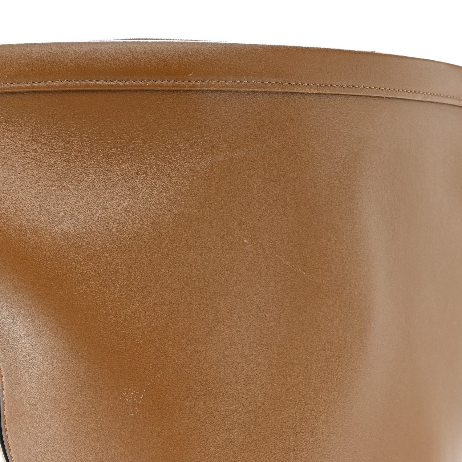 Celine Smooth Calfskin Clasp Bucket Bag Brown 13 of 14