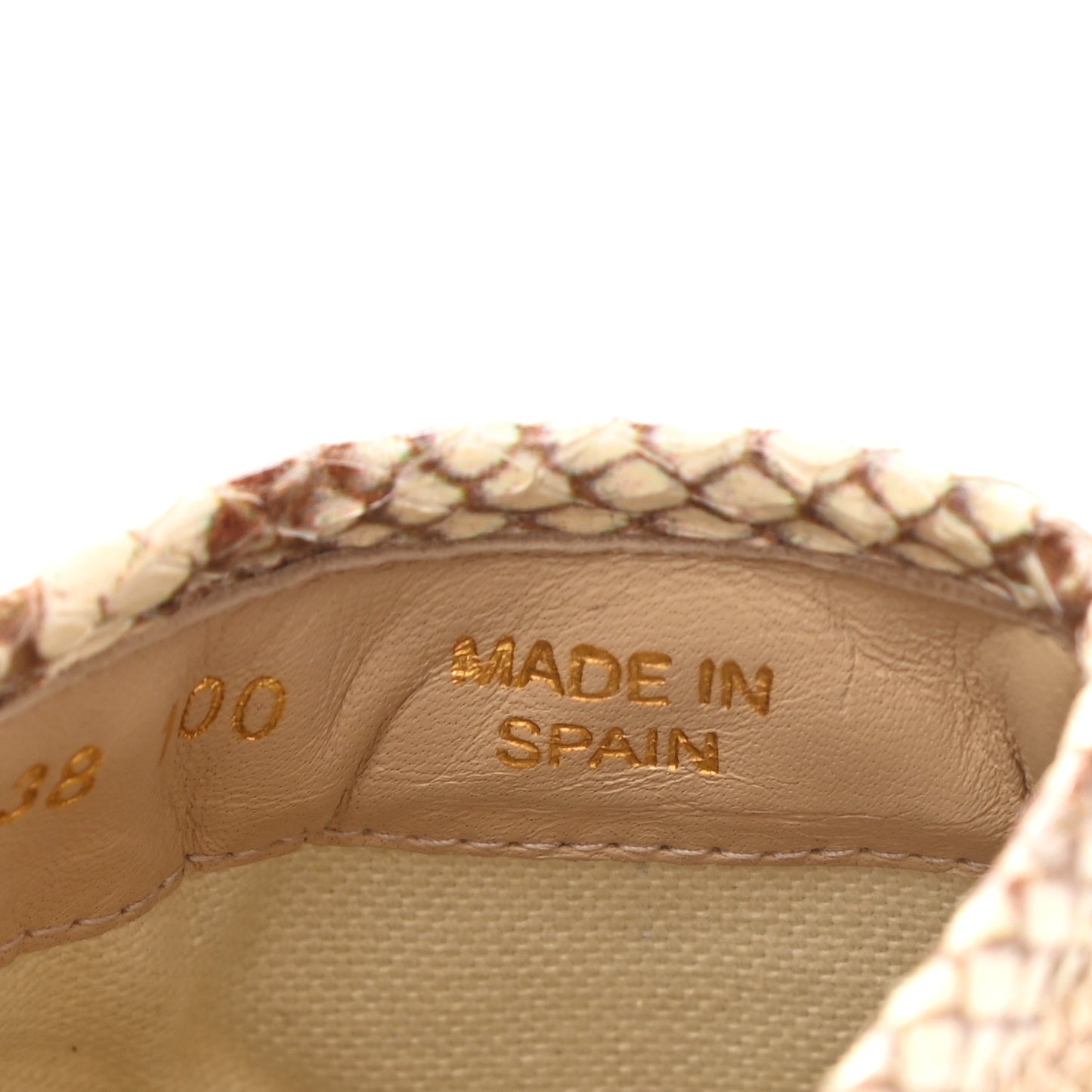 Straw Elaphe Matelasse GG Marmont Espadrille Slippers 38 Natural Cream Brown