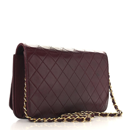 Chanel Lambskin Quilted Small Single Flap Bordeaux 2 of 16