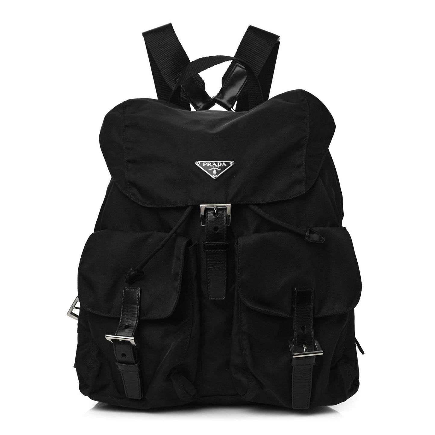 Tessuto Nylon Vela Small Backpack Black