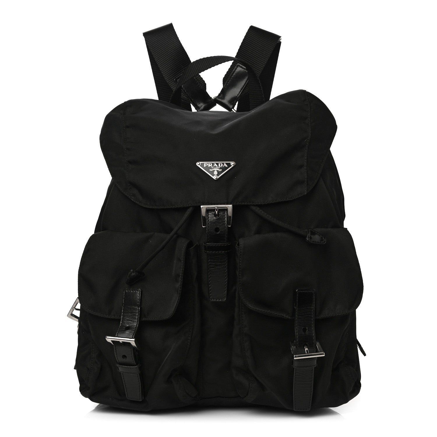 Prada Tessuto Nylon Vela Small Backpack Black 1 of 10