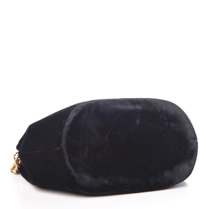 Chanel Velvet Evening Bag Black 4 of 8