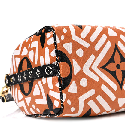 Louis Vuitton Monogram Giant Crafty Speedy Bandouliere 25 Creme Caramel 8 of 9