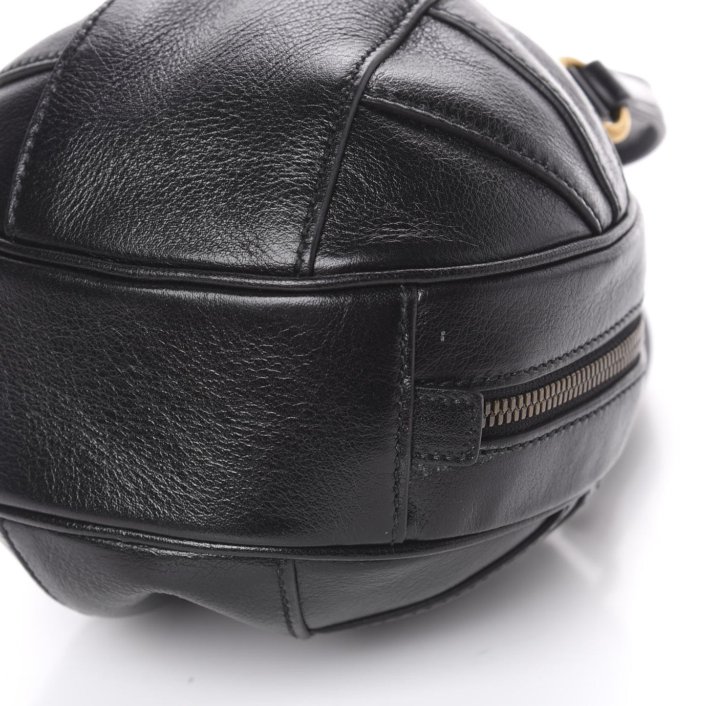 Piuma Lux Energy Mini Tifosa Basketball Shaped Shoulder Bag Black