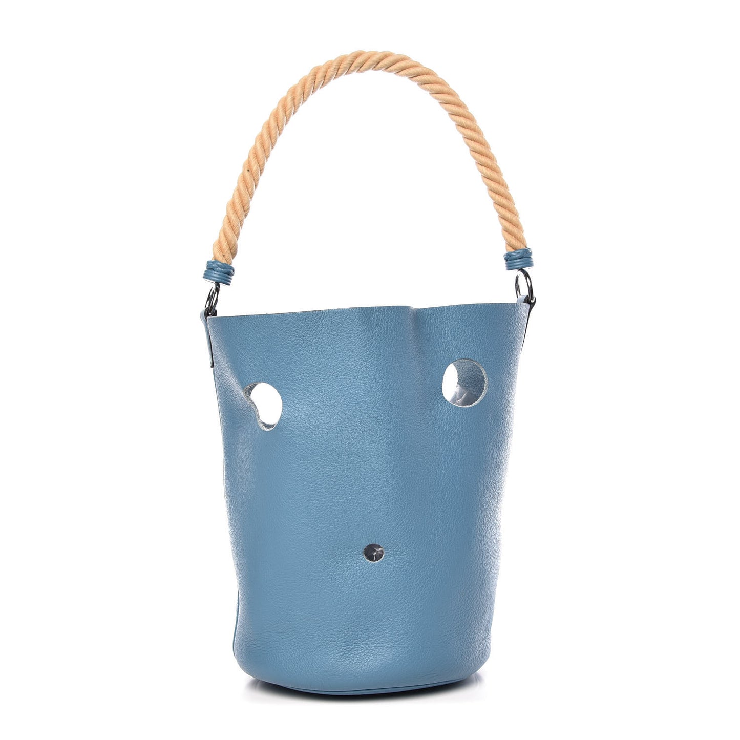 Taurillon Clemence Mangeoire Rope Bag Blue Jean