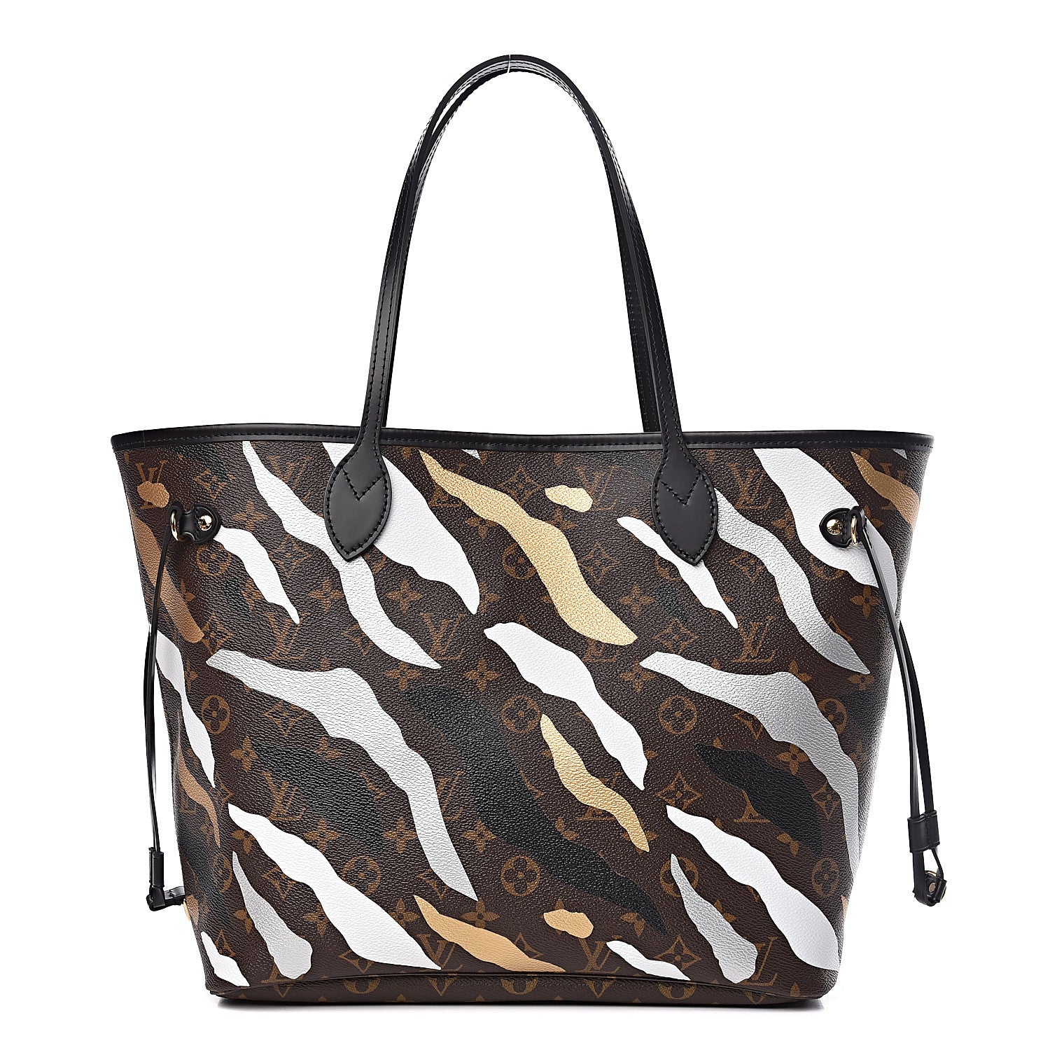 Louis Vuitton X LOL Monogram Neverfull MM Gold Silver 1 of 11