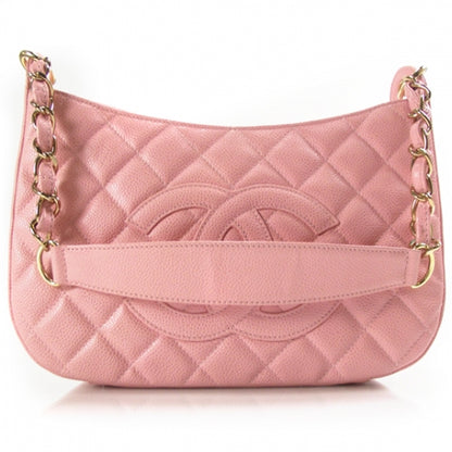Chanel Caviar Shoulder Bag Pink 1 of 10