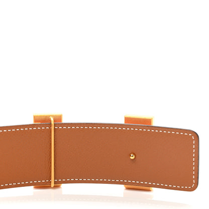 Hermes Epsom 42mm Constance 2 H Belt 100 Gold Orange 4 of 7