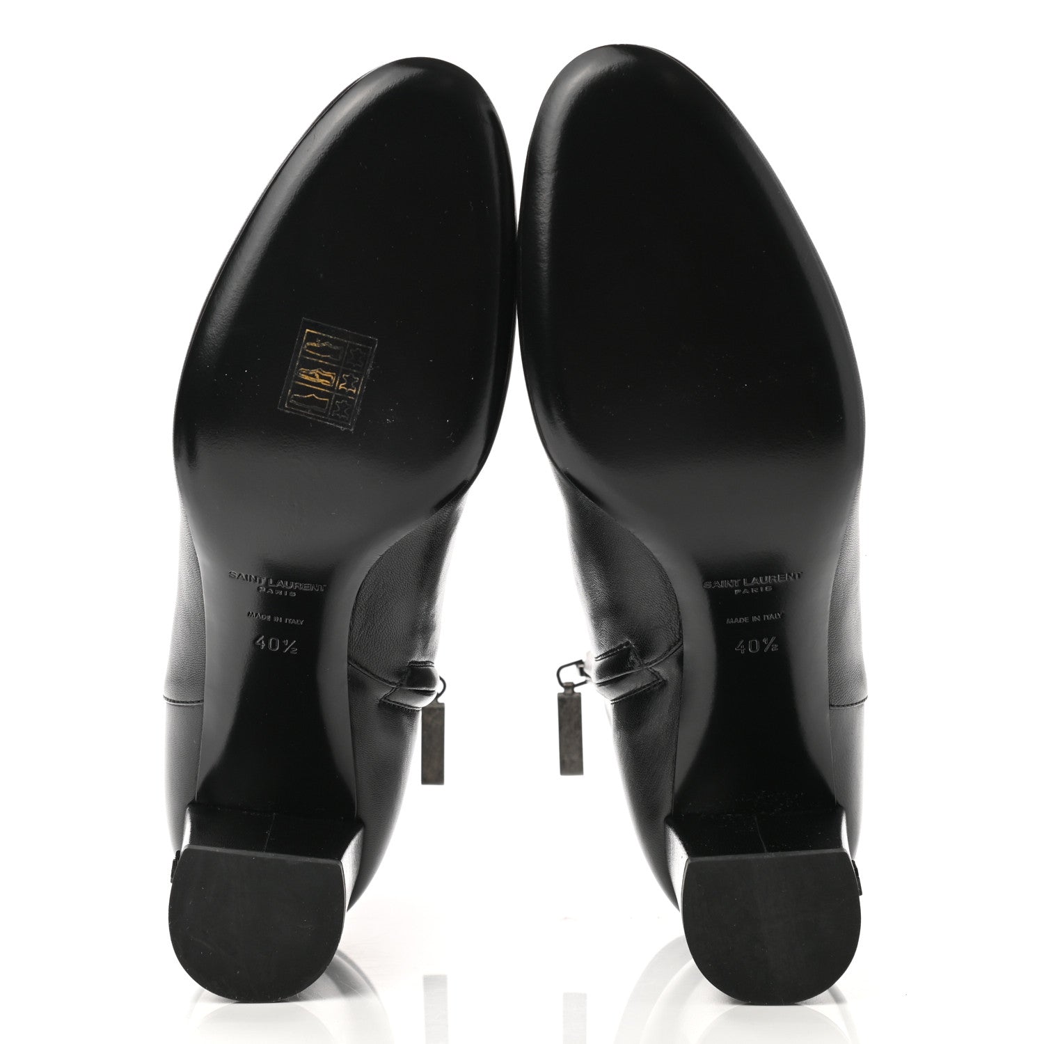 Saint Laurent Nappa Vendome Loulou Ankle Zip Boot 40.5 Black 5 of 10