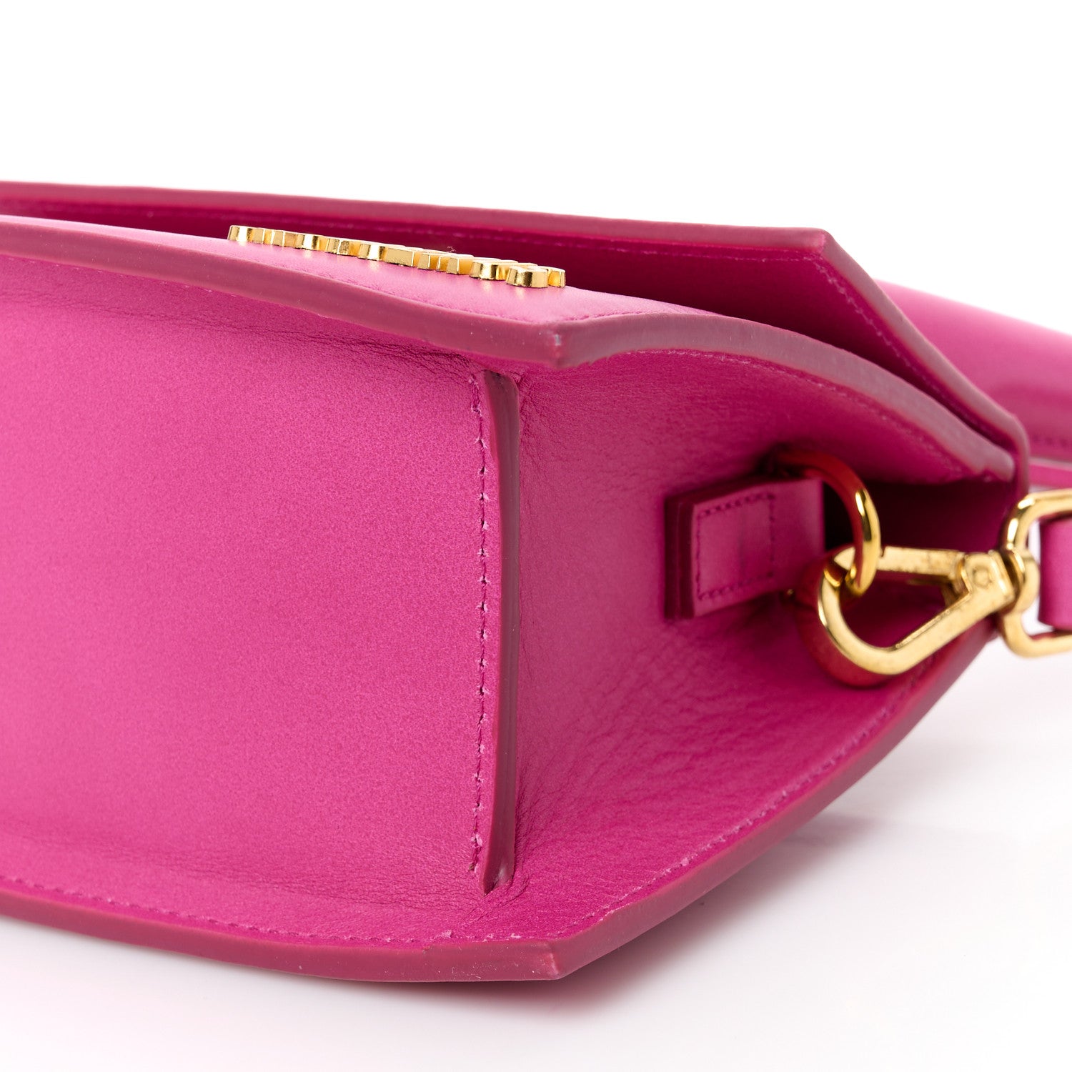 Jacquemus Calfskin Le Chiquito Moyen Dark Pink 9 of 9