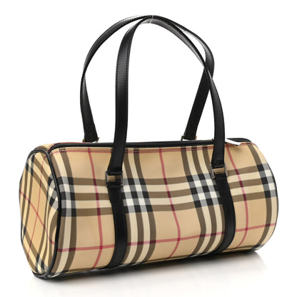 Burberry House Check Barrel Bag Black 3 of 12